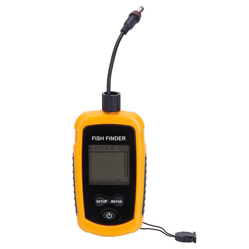 Fish Finder Portable - Ecoscandaglio Portatile con Allarme 100M, Sonar